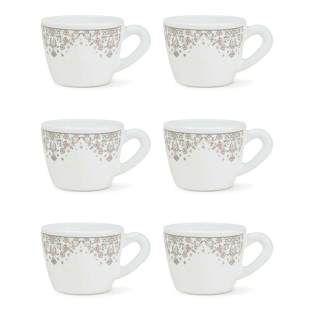 Larah by Borosil Lark Cup Set 90 ml x 6