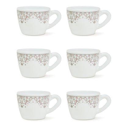 Larah by Borosil Lark Cup Set 90 ml x 6