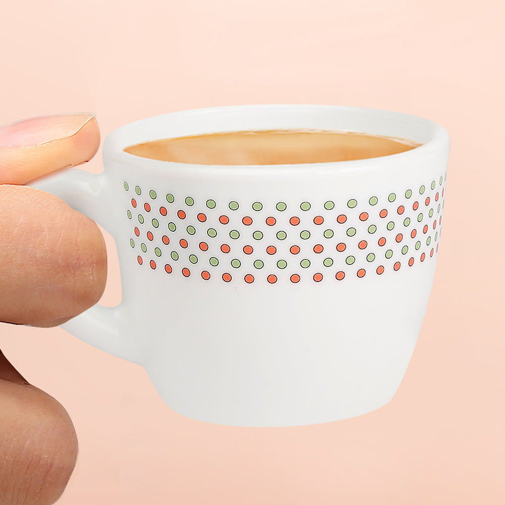 Larah by Borosil Waltz Cup Set 90 ml x 6