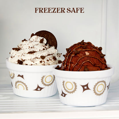 Larah by Borosil Cassata Ice Cream Bowl Set 6 pc Set