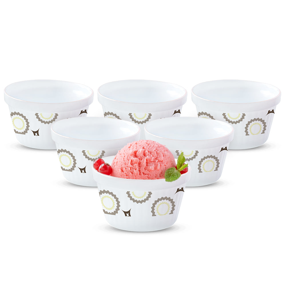 Larah by Borosil Cassata Ice Cream Bowl Set 6 pc Set