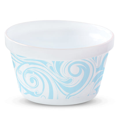 Larah by Borosil Frosty Blue Ice Cream Bowl Set 6 pc Set