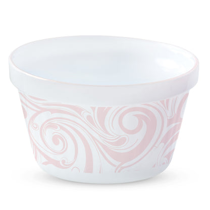 Larah by Borosil Frosty Red Ice Cream Bowl Set 6 pc Set