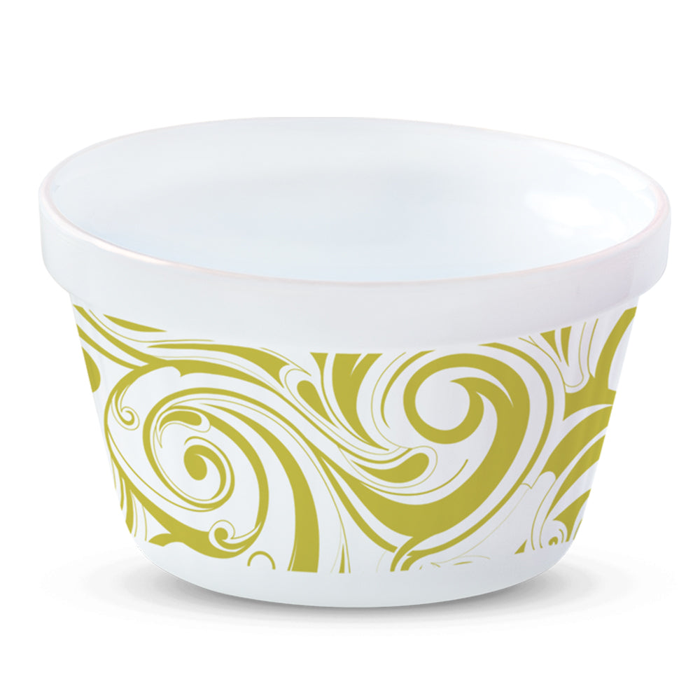 Larah by Borosil Frosty Green Ice Cream Bowl Set 6 pc Set