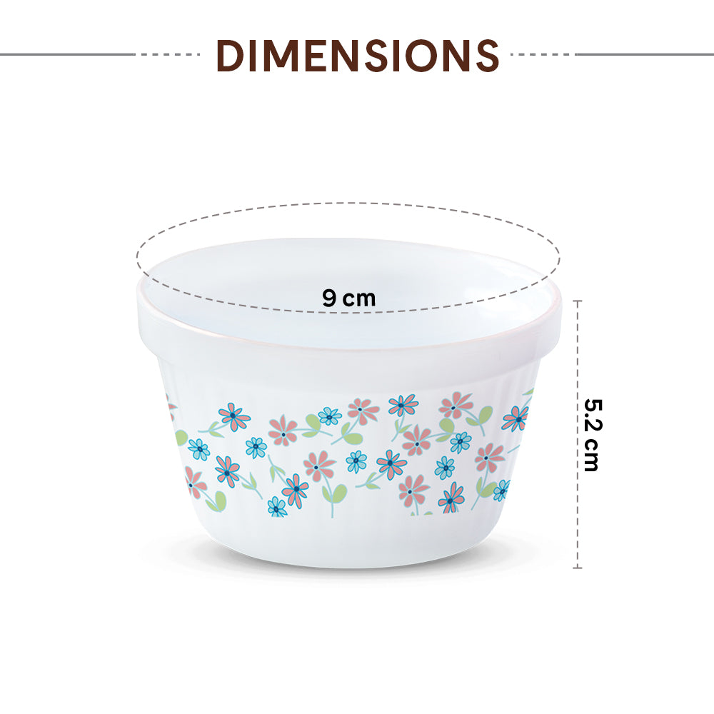Larah by Borosil Jubilee Ice Cream Bowl Set 6 pc Set
