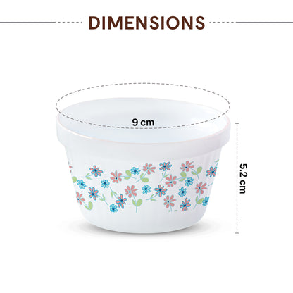 Larah by Borosil Jubilee Ice Cream Bowl Set 6 pc Set