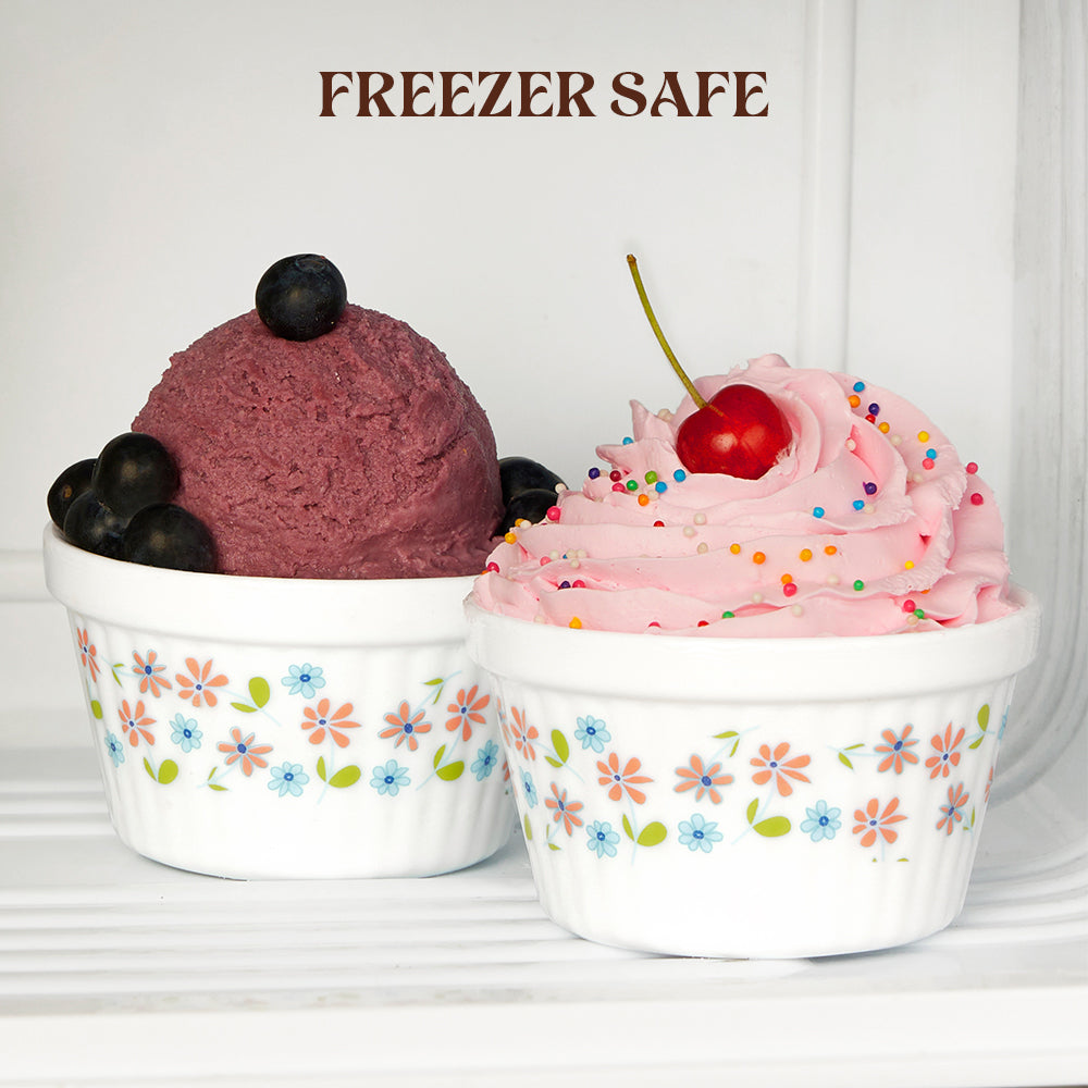 Larah by Borosil Jubilee Ice Cream Bowl Set 6 pc Set