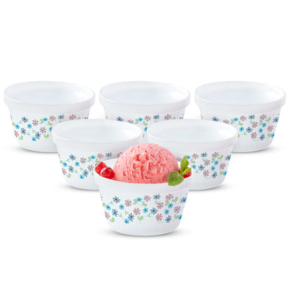 Larah by Borosil Jubilee Ice Cream Bowl Set 6 pc Set