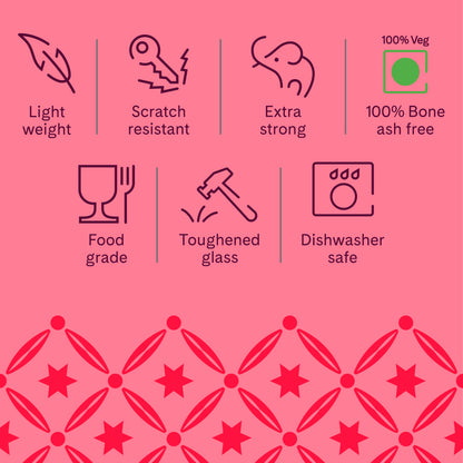 Larah By Borosil Kulhad Set, White 100 ml x 6