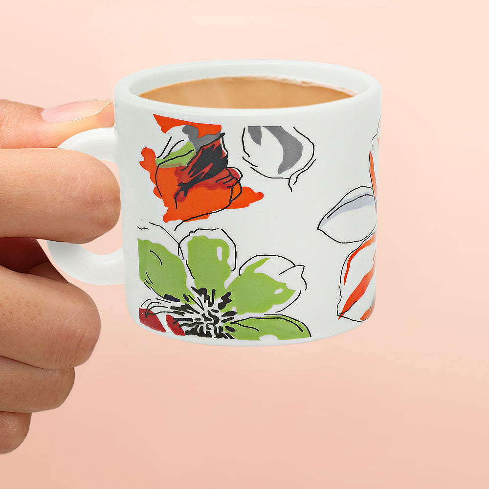 Larah by Borosil Bali Mug Set 100 ml x 6