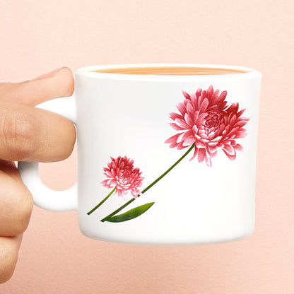 Larah by Borosil Belle Mug Set 100 ml x 6