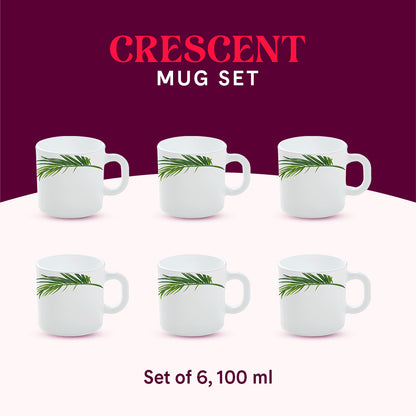 Crescent Mug Set 100 ml x 6
