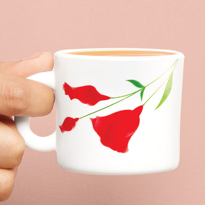 Larah by Borosil Diana Mug Set 100 ml x 6