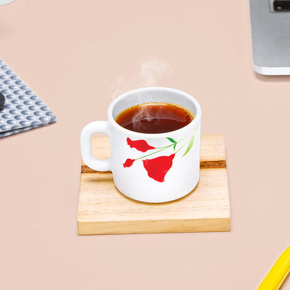 Larah by Borosil Diana Mug Set 100 ml x 6