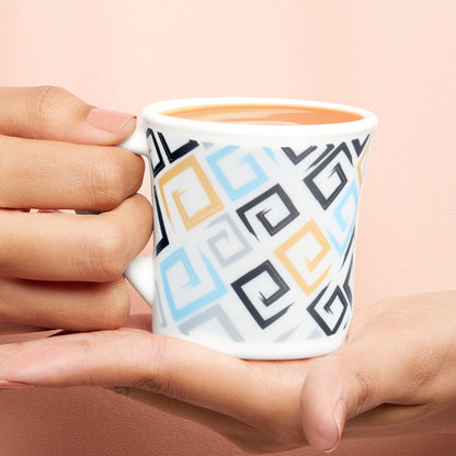 Larah by Borosil Crysta Ember Mug Set 100 ml x 6