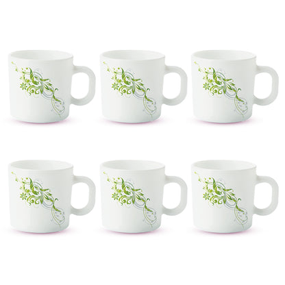 Larah by Borosil Erba Mug Set 100 ml x 6