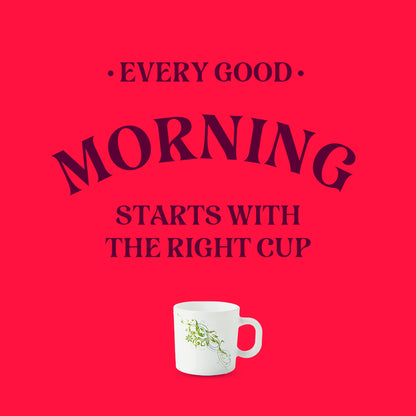 Larah by Borosil Erba Mug Set 100 ml x 6