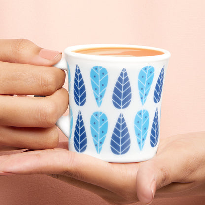 Larah by Borosil Crysta Fable Mug Set 100 ml x 6