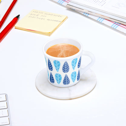 Larah by Borosil Crysta Fable Mug Set 100 ml x 6