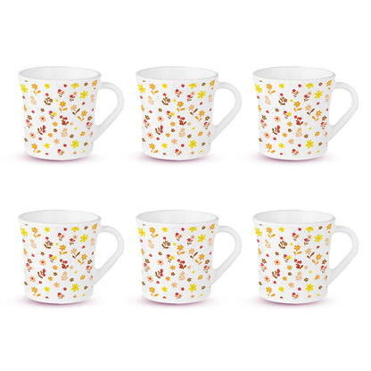 Larah Flora Sunset Opalware Mug Set