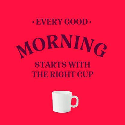 Larah Logo Opalware Mug Set
