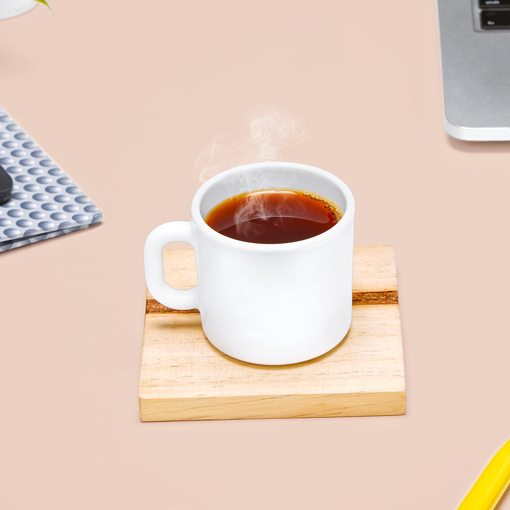 Larah Logo Opalware Mug Set