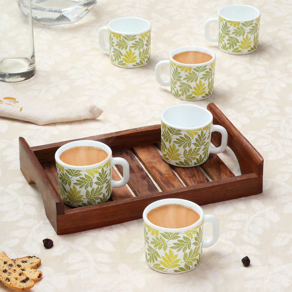 Larah by Borosil Maria Mug Set 100 ml x 6