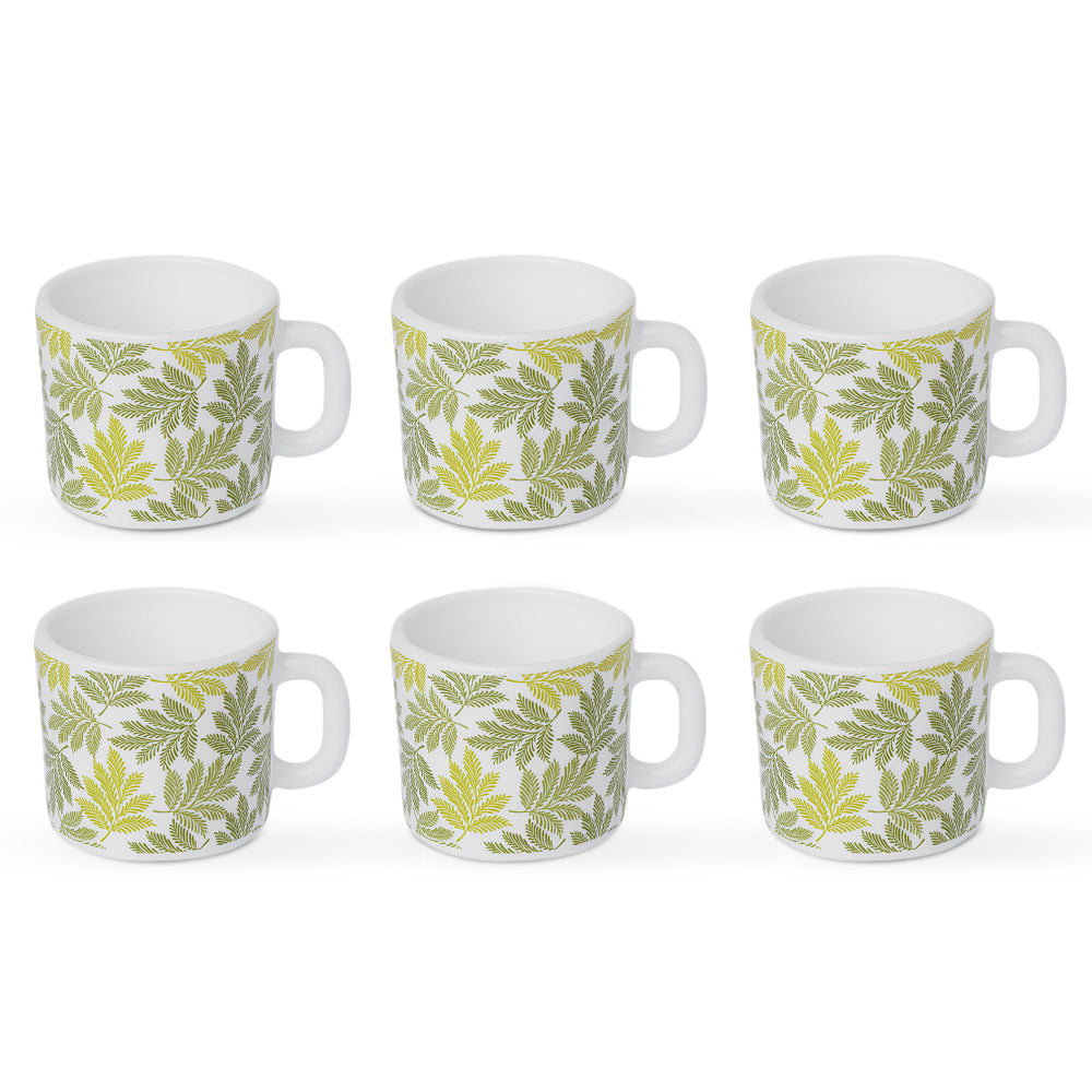 Larah by Borosil Maria Mug Set 100 ml x 6