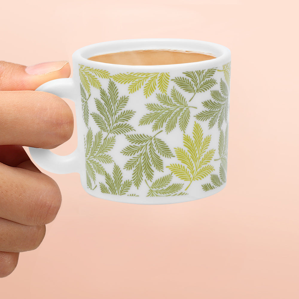 Larah by Borosil Maria Mug Set 100 ml x 6