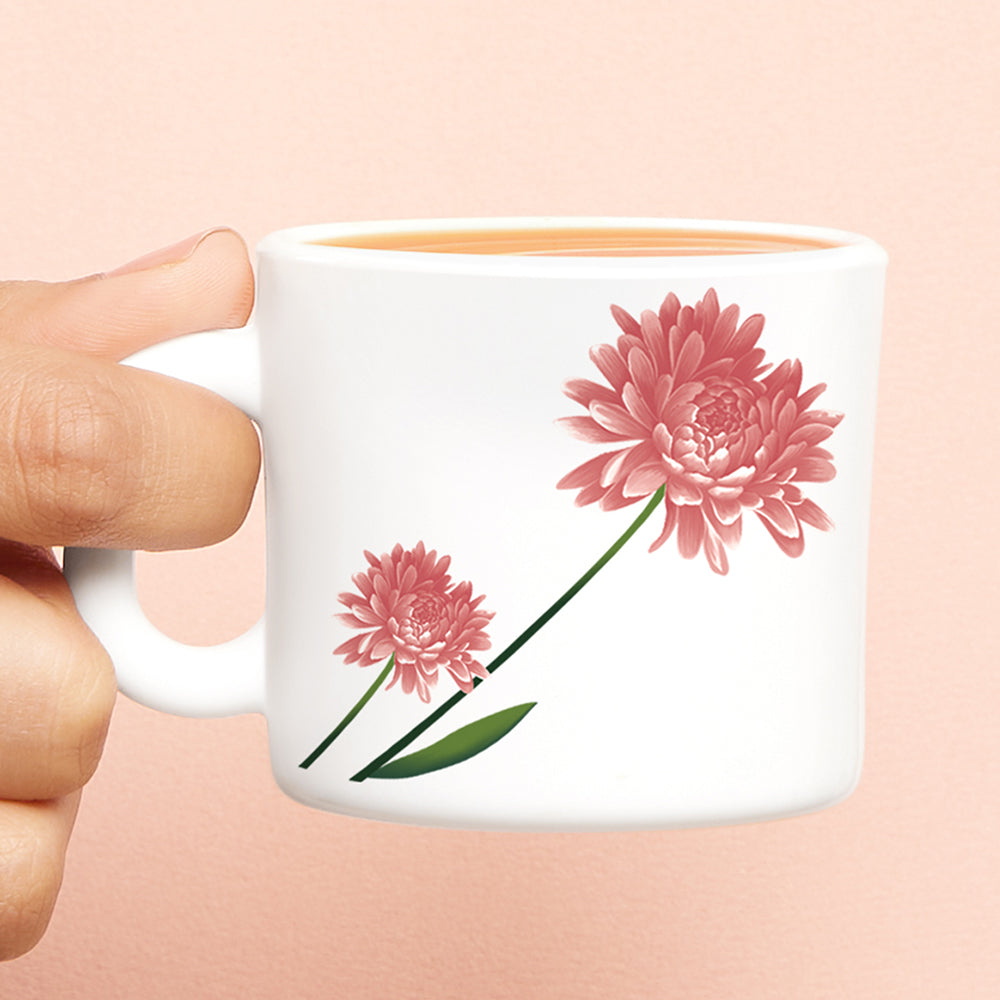 Larah by Borosil Nargis Mug Set 100 ml x 6