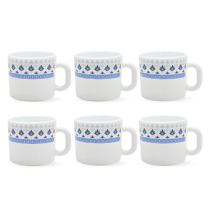 Larah by Borosil Ocean Mug Set 100 ml x 6