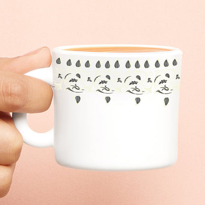 Larah by Borosil Ora Gold Mug Set 100 ml x 6 (Option 1)