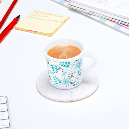 Larah by Borosil Crysta Stardust Mug Set 100 ml x 6