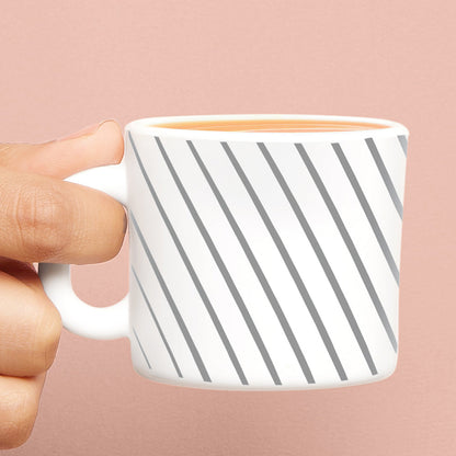 Larah by Borosil Silver Ray Mug Set