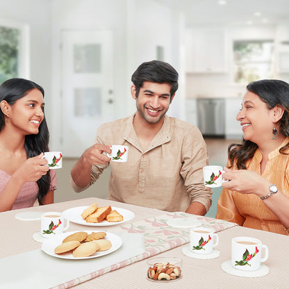 Larah by Borosil Stargazer Mug Set 100 ml x 6