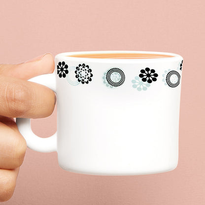 Larah by Borosil Universe Mug Set 100 ml x 6