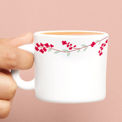Larah by Borosil Verona Mug Set 100 ml x 6