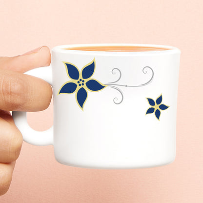 Larah by Borosil Viva Mug Set 100 ml x 6