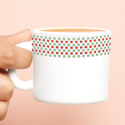 Larah by Borosil Waltz Mug Set 100 ml x 6 (Option 1)