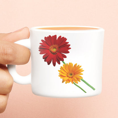 Larah by Borosil Zinnia Mug Set 100 ml x 6