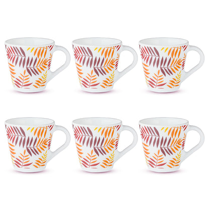 Larah by Borosil Novelty Costa Mug Set 110 ml x 6