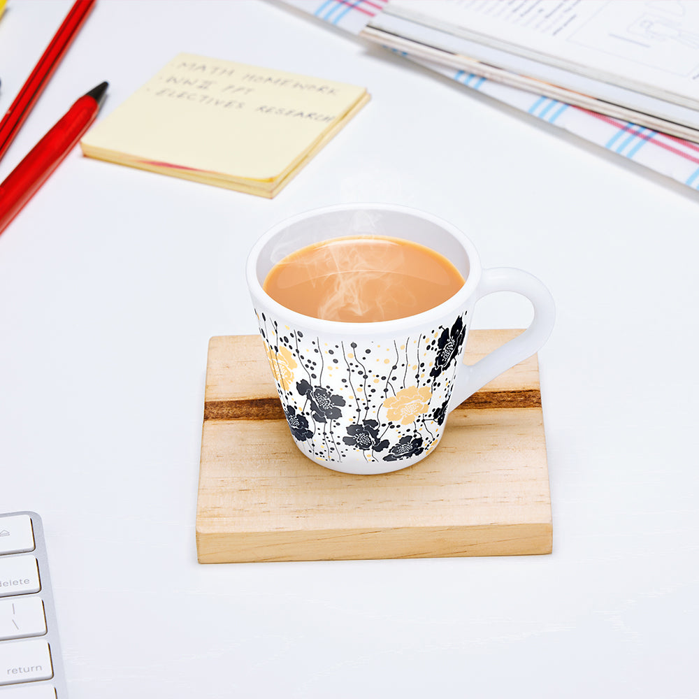 Larah by Borosil Novelty Dreamer Mug Set 110 ml x 6