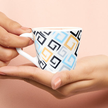 Larah by Borosil Novelty Ember Mug Set 110 ml x 6