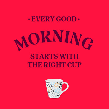 Larah by Borosil Novelty Ember Mug Set 110 ml x 6