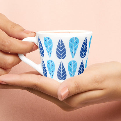 Larah by Borosil Novelty Fable Mug Set 110 ml x 6