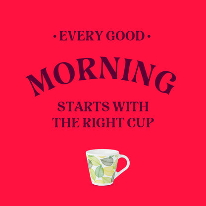 Larah by Borosil Novelty Noma Mug Set 110 ml x 6