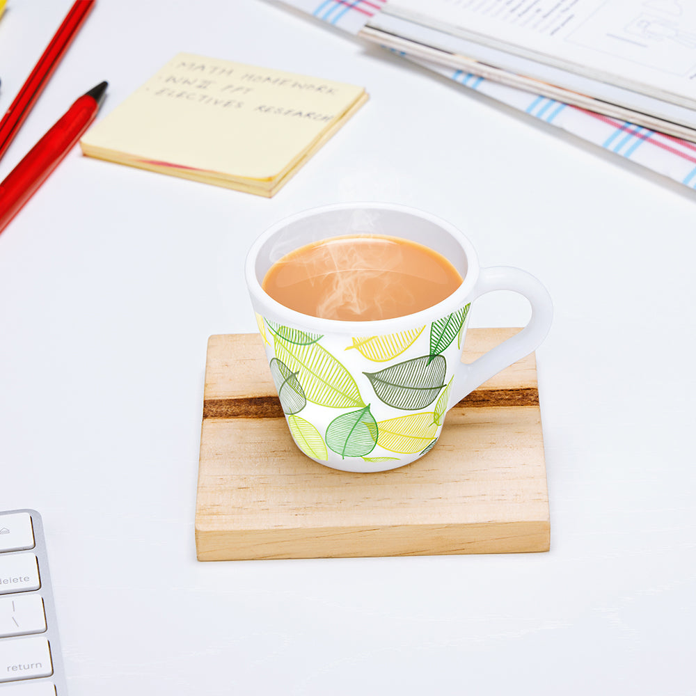 Larah by Borosil Novelty Noma Mug Set 110 ml x 6
