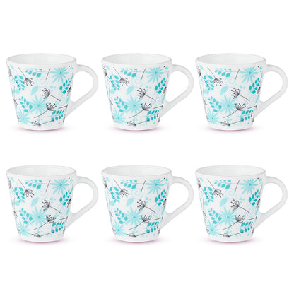 Larah by Borosil Novelty Stardust Mug Set 110 ml x 6