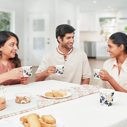 Larah by Borosil Crysta Dreamer Mug Set 160 ml x 6