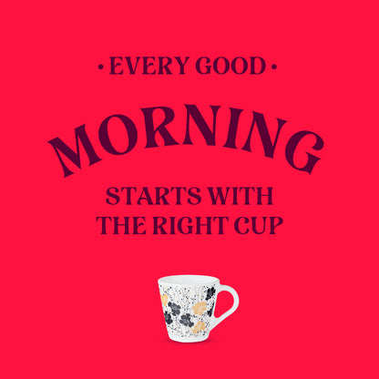 Larah by Borosil Novelty Dreamer Mug Set 160 ml x 6